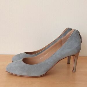 Salvatore Ferragamo grey suede Heeled shoes
